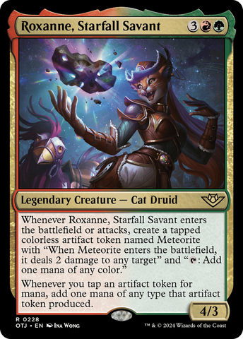Roxanne, Starfall Savant (OTJ-228)  Foil - Outlaws of Thunder Junction