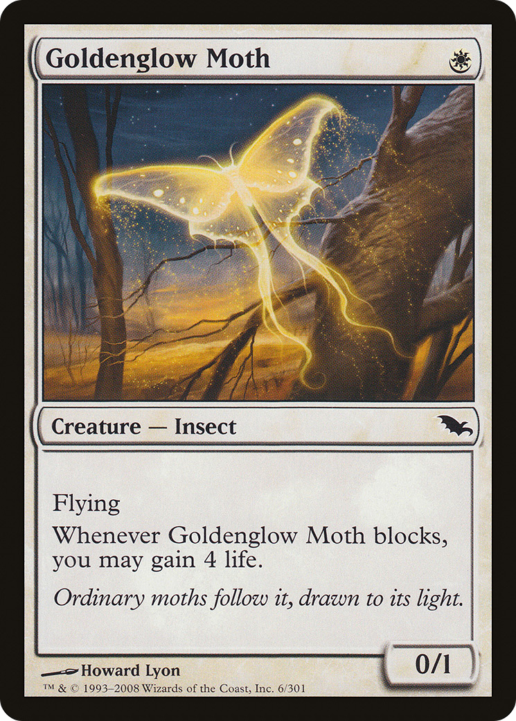 Goldenglow Moth (SHM-006)  Foil - Shadowmoor