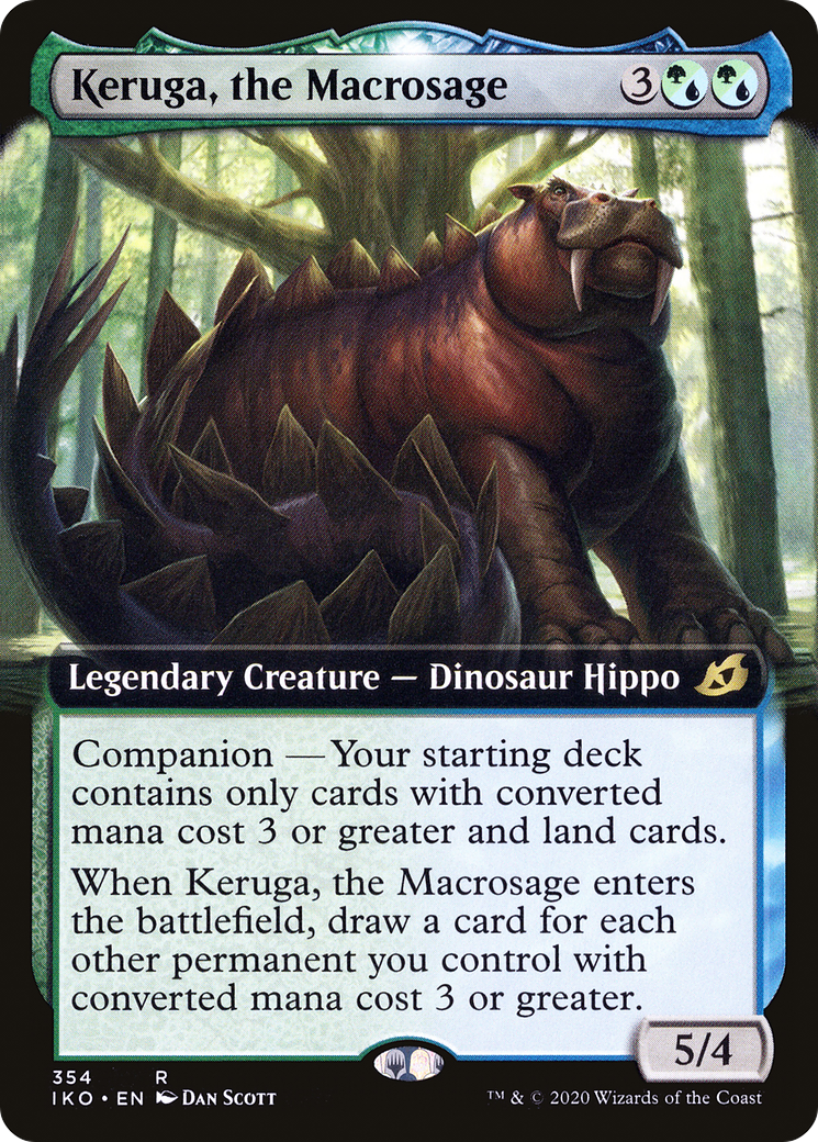 Keruga, the Macrosage (Extended Art) (IKO-354)  - Ikoria: Lair of Behemoths: (companion, Extended Art)