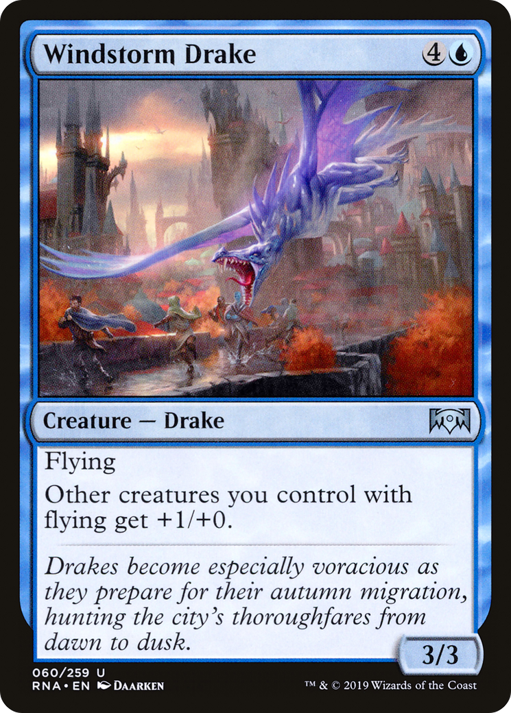 Windstorm Drake (RNA-060)  Foil - Ravnica Allegiance