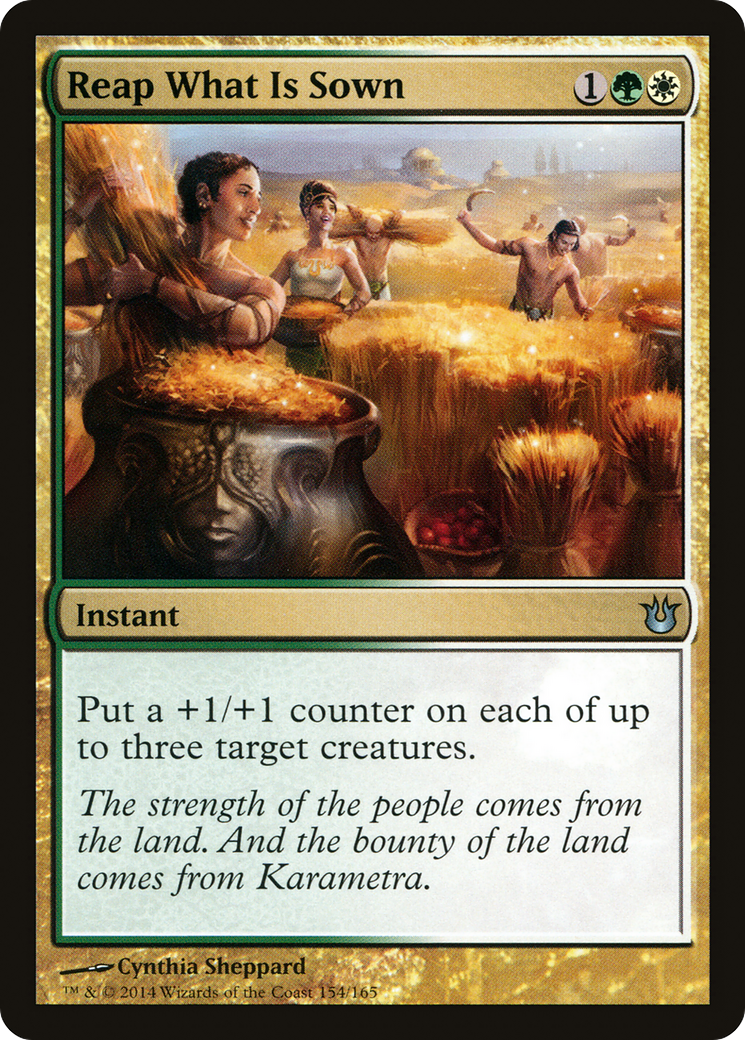 Reap What Is Sown (BNG-154)  Foil - Born of the Gods