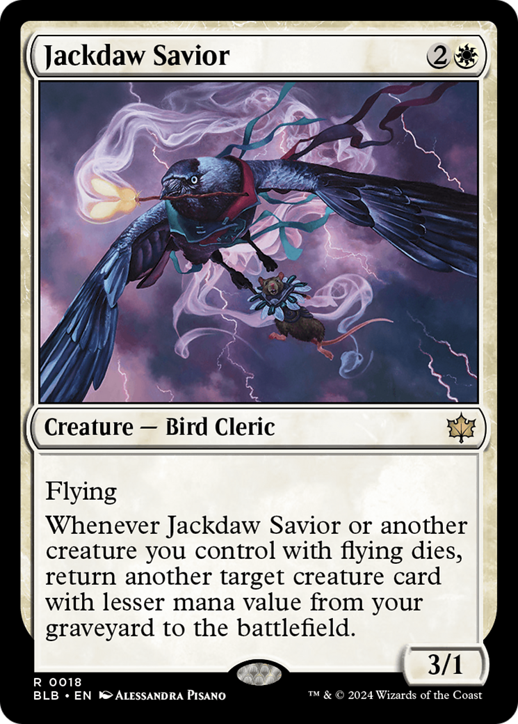 Jackdaw Savior (BLB-018)  - Bloomburrow