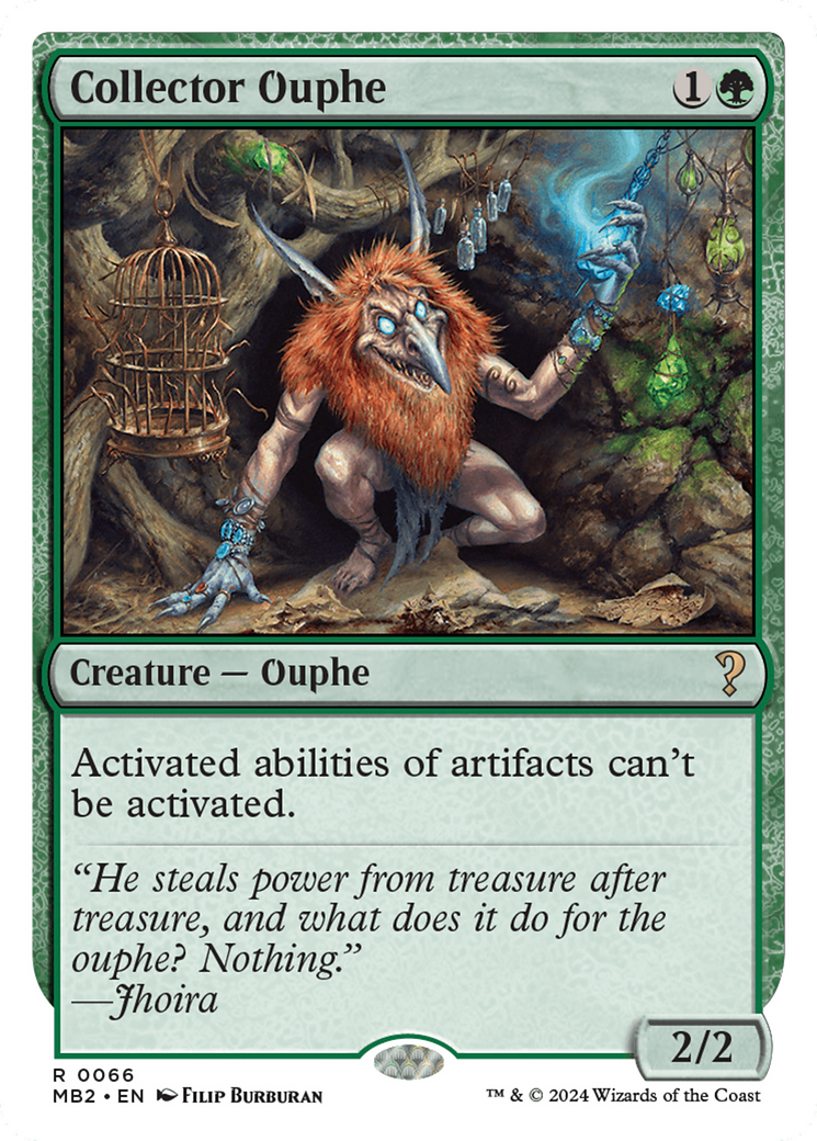 Collector Ouphe (White Border) (MB2-066)  - Mystery Booster 2