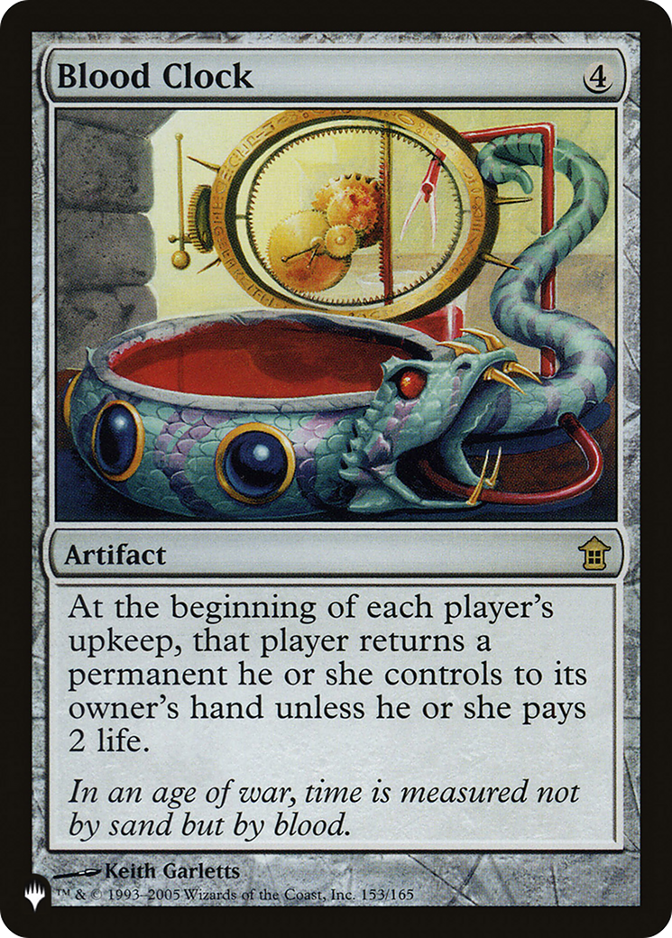 Blood Clock (LIST-153/165)  - The List