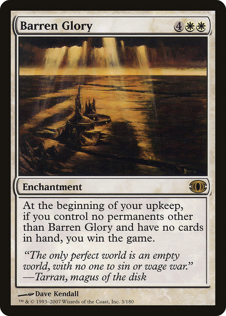 Barren Glory (FUT-003)  Foil - Future Sight