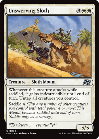 Unswerving Sloth (DFT-034)  Foil - Aetherdrift