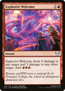 Explosive Welcome (STX-100)  Foil - Strixhaven: School of Mages