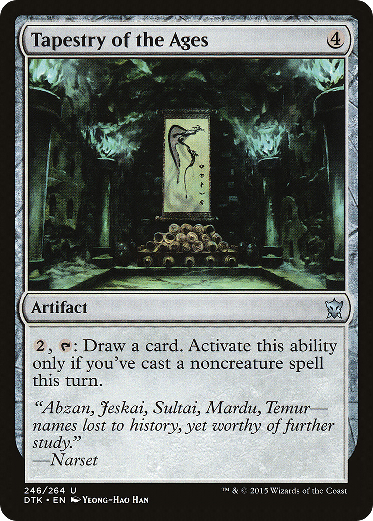 Tapestry of the Ages (DTK-246) - Dragons of Tarkir Foil