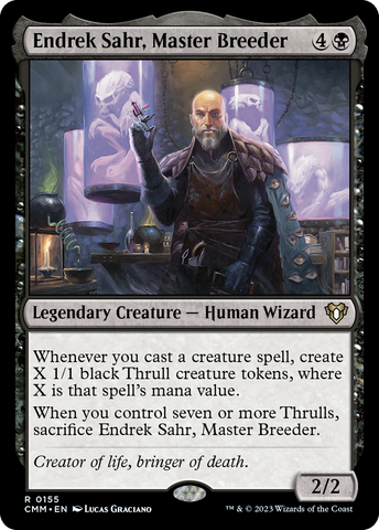 Endrek Sahr, Master Breeder (CMM-155)  - Commander Masters