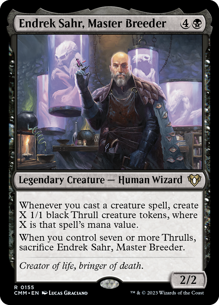 Endrek Sahr, Master Breeder (CMM-155)  - Commander Masters