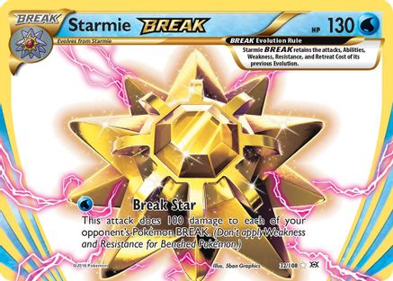 Starmie BREAK 032/108  - Holofoil XY  Evolutions - Rare BREAK