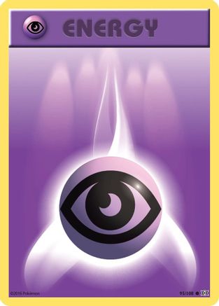 Psychic Energy 095/108  - Reverse Holofoil XY  Evolutions - Common