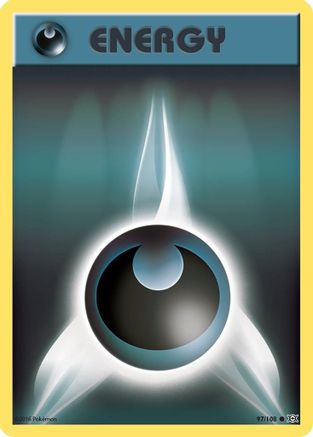 Darkness Energy 097/108  - Reverse Holofoil XY  Evolutions - Common
