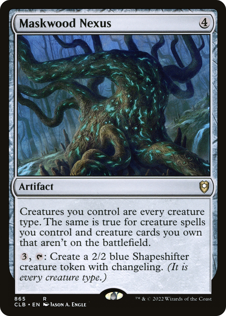 Maskwood Nexus (CLB-865)  - Commander Legends: Battle for Baldur's Gate