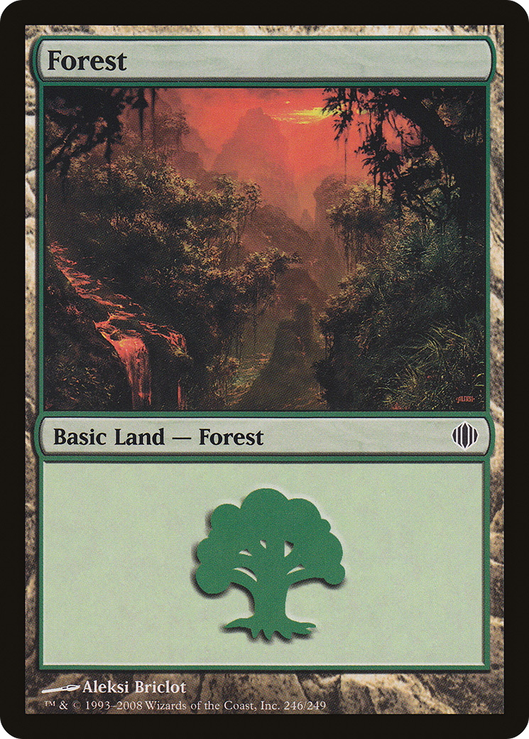 Forest (246) (ALA-246)  Foil - Shards of Alara