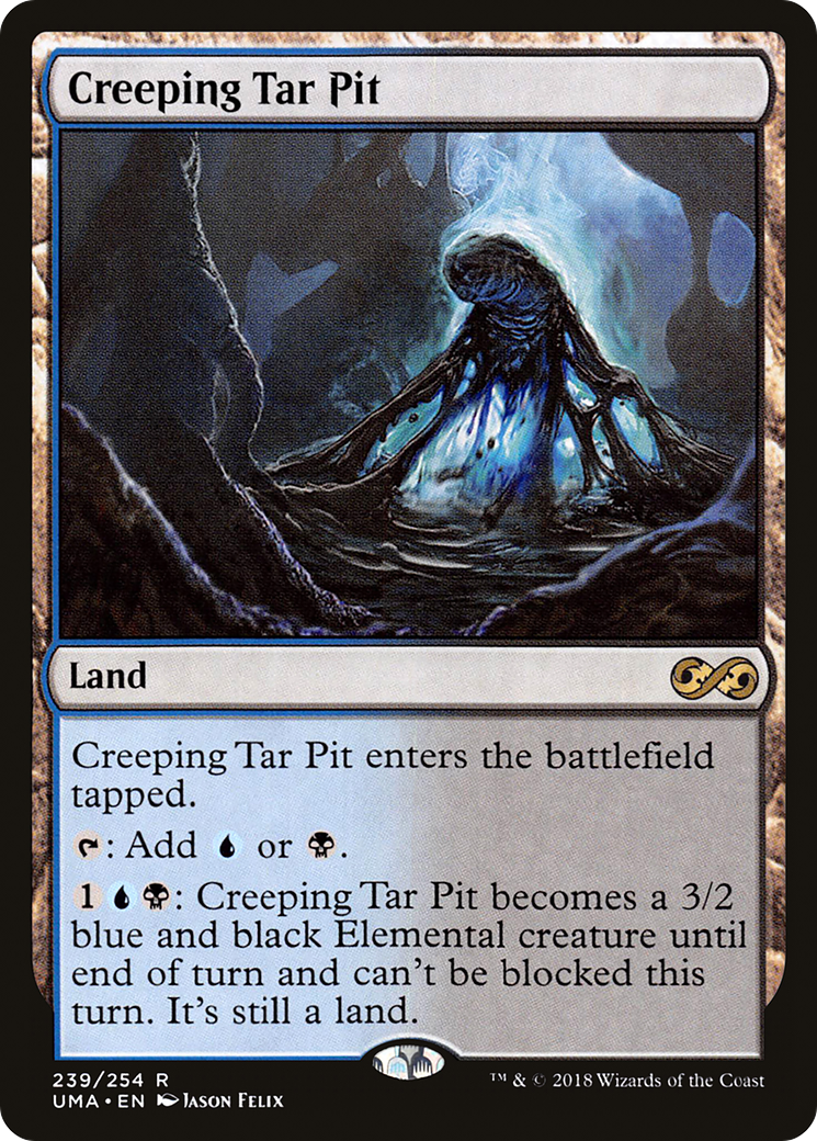 Creeping Tar Pit (UMA-239)  Foil - Ultimate Masters
