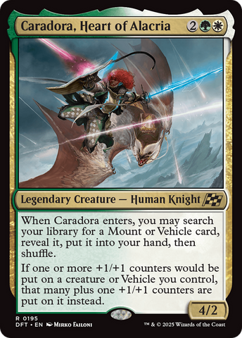 Caradora, Heart of Alacria (DFT-195)  - Aetherdrift
