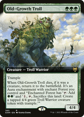 Old-Growth Troll (Extended Art) (KHM-365) - Kaldheim: (Extended Art)