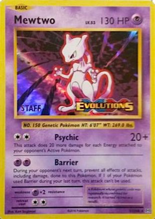 Mewtwo 051/108  - Holofoil XY Promos - Promo