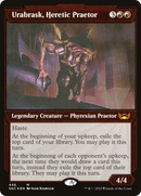 Urabrask, Heretic Praetor (Showcase) (Foil Etched) (SNC-446) - Streets of New Capenna: (Showcase) Foil