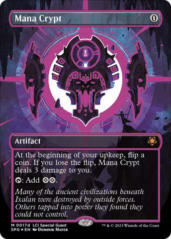 Mana Crypt (0017d) (Borderless) (SPG-17D)  Foil - Special Guests