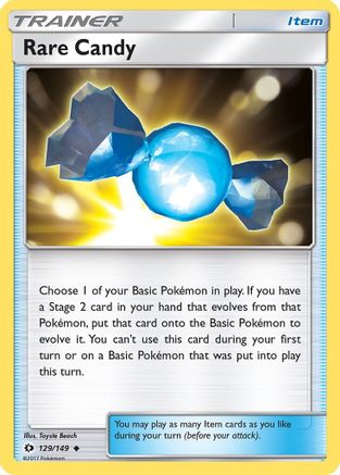 Rare Candy 129/149  SM Base Set - Uncommon