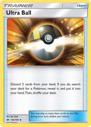 Ultra Ball 135/149  - Reverse Holofoil SM Base Set - Uncommon