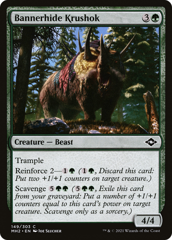 Bannerhide Krushok (MH2-149)  Foil - Modern Horizons 2