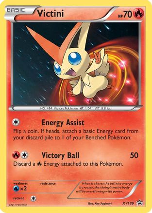 Victini XY189  - Holofoil XY Promos - Promo