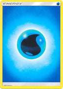Water Energy (2017 Unnumbered) 166  - Reverse Holofoil SM Base Set - Common