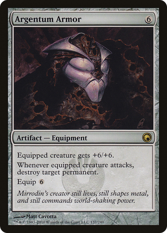 Argentum Armor (SOM-137)  Foil - Scars of Mirrodin