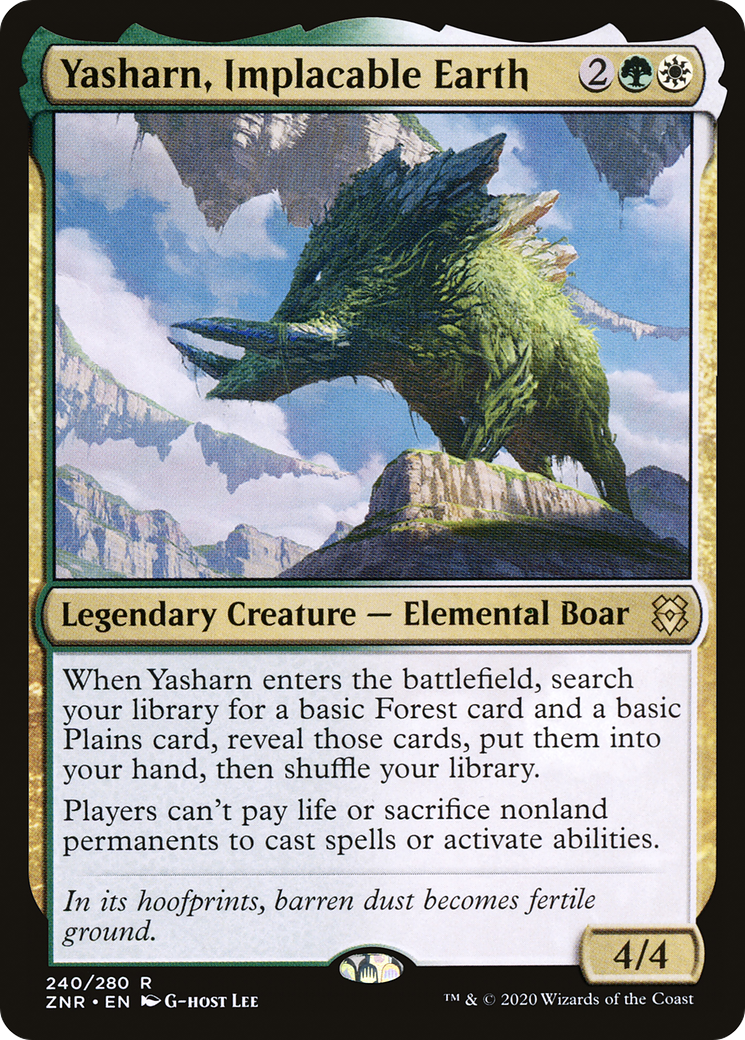 Yasharn, Implacable Earth (ZNR-240)  Foil - Zendikar Rising