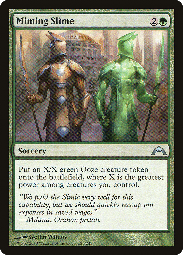Miming Slime (GTC-126)  Foil - Gatecrash