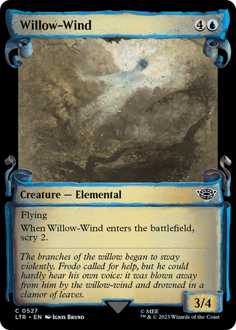 Willow-Wind (Showcase Scrolls) (LTR-527)  Foil - The Lord of the Rings: Tales of Middle-earth: (Showcase)
