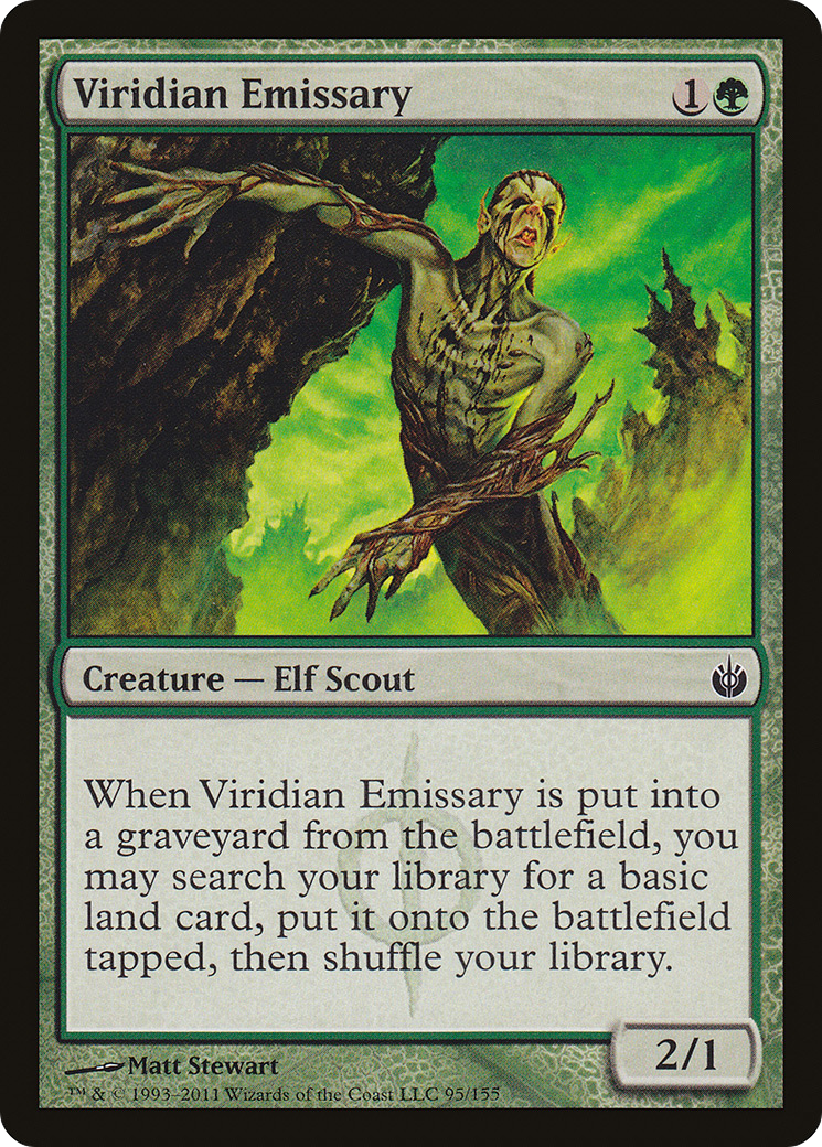 Viridian Emissary (MBS-095)  - Mirrodin Besieged