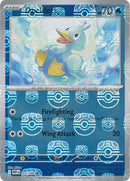 Ducklett (Master Ball Pattern) 025/086  - Holofoil SV White Flare - Common