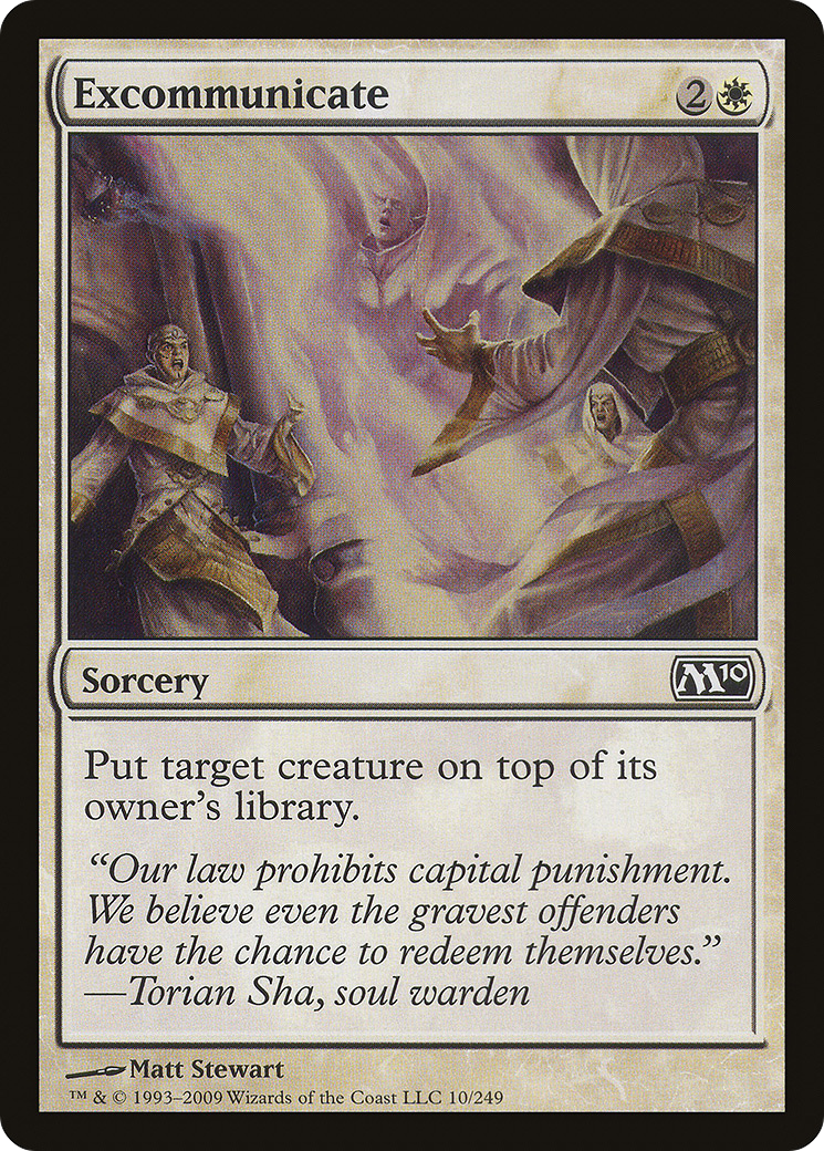 Excommunicate (M10-010)  Foil - Magic 2010