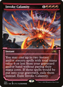 Invoke Calamity (Showcase) (NEO-384)  Foil - Kamigawa: Neon Dynasty: (Showcase)