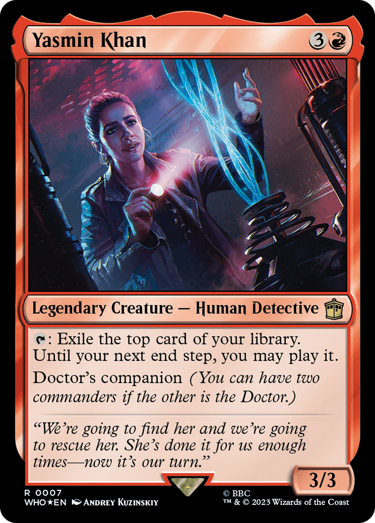 Yasmin Khan (WHO-007)  Foil - Doctor Who