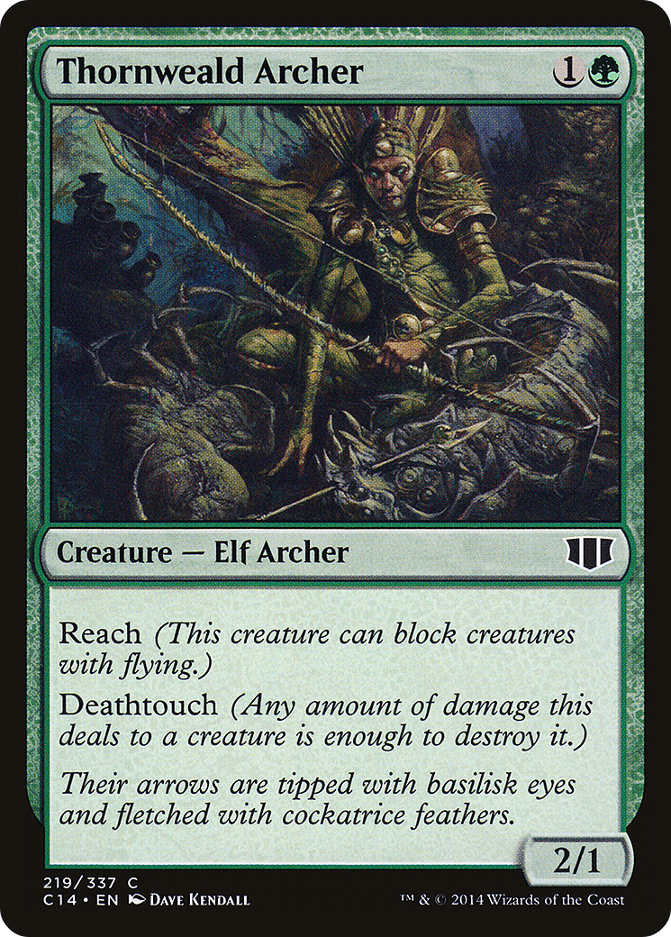 Thornweald Archer (C14-219)  - Commander 2014