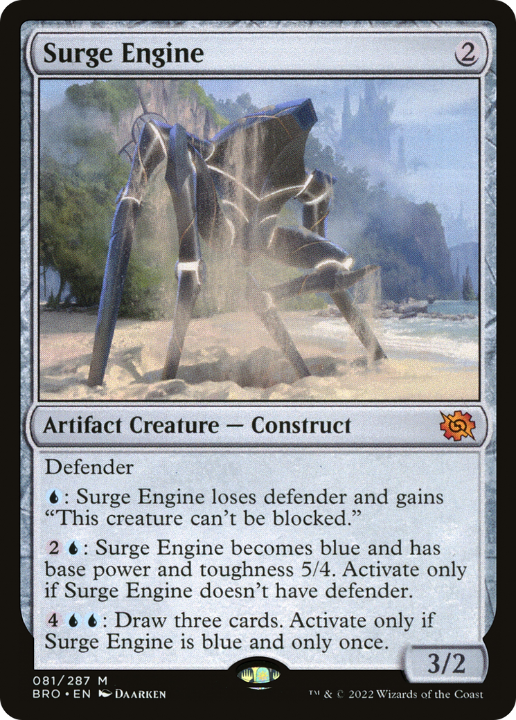 Surge Engine (BRO-081)  Foil - The Brothers' War