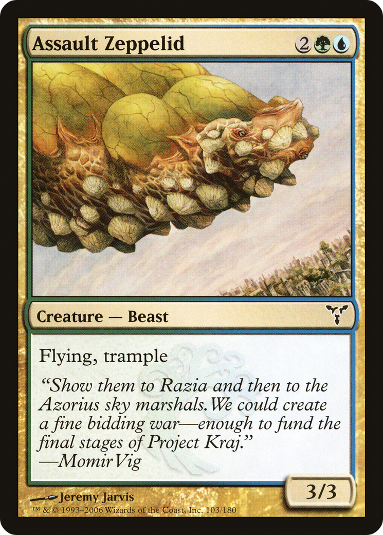 Assault Zeppelid (DIS-103)  Foil - Dissension