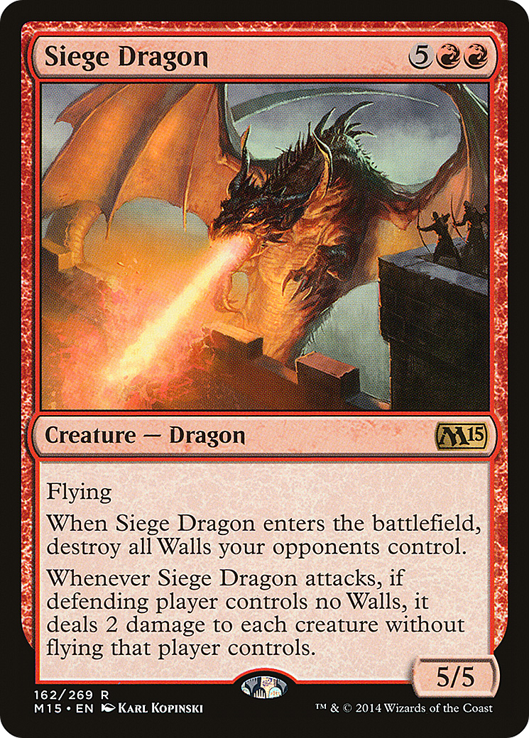 Siege Dragon (M15-162)  - Magic 2015
