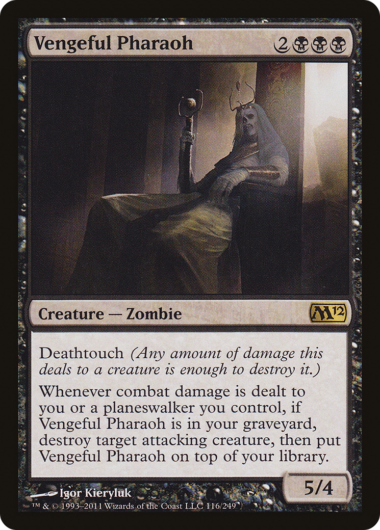 Vengeful Pharaoh (M12-116)  Foil - Magic 2012