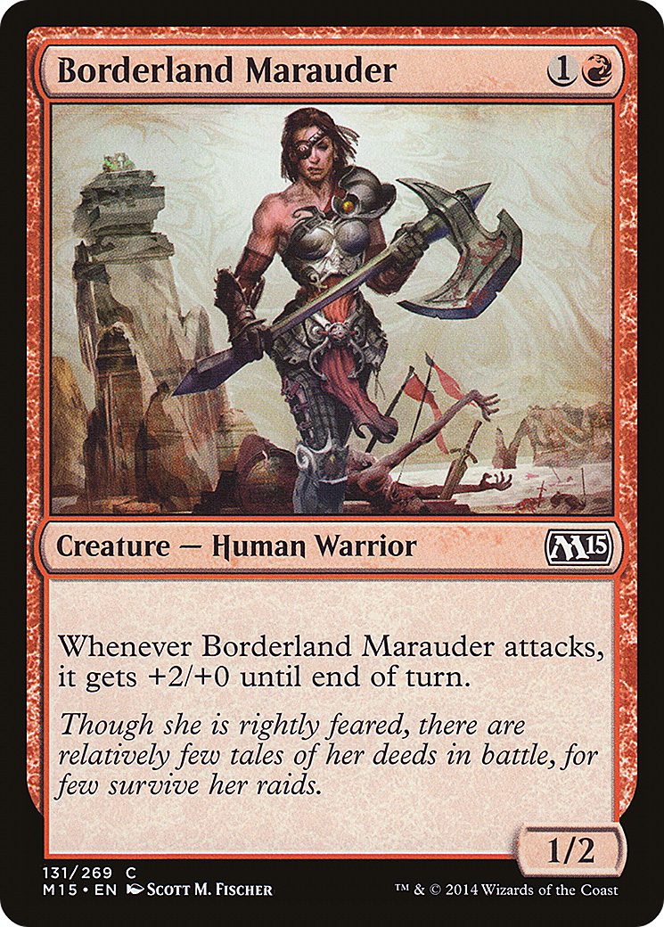 Borderland Marauder (M15-131)  Foil - Magic 2015