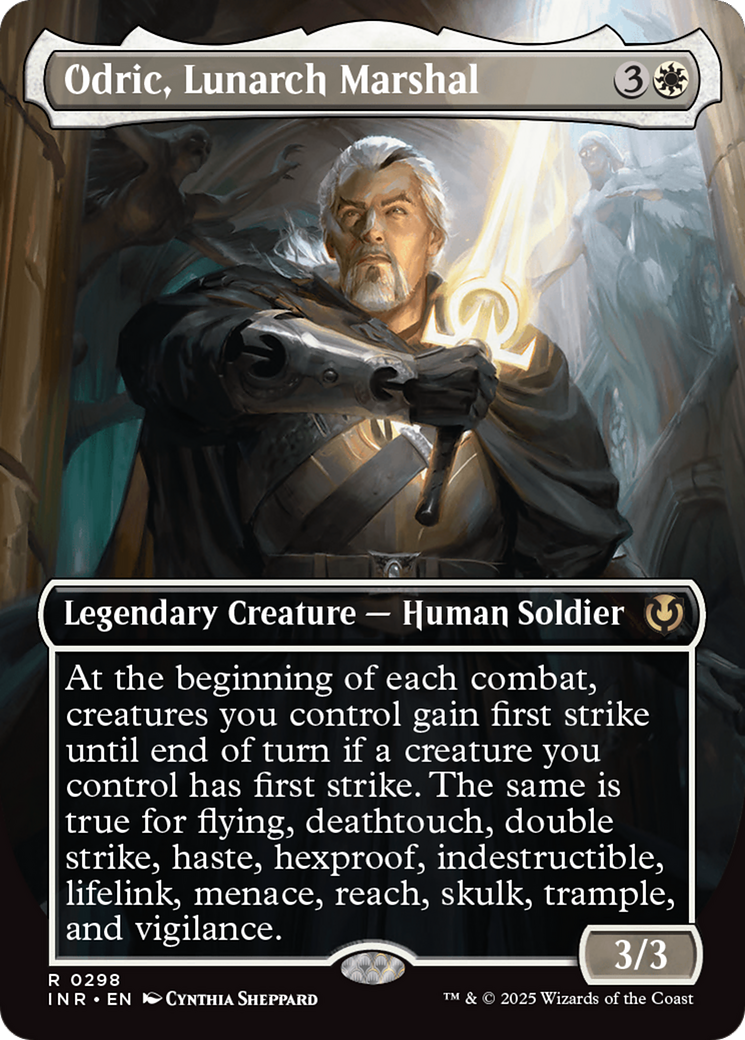 Odric, Lunarch Marshal (Borderless) (INR-298)  Foil - Innistrad Remastered