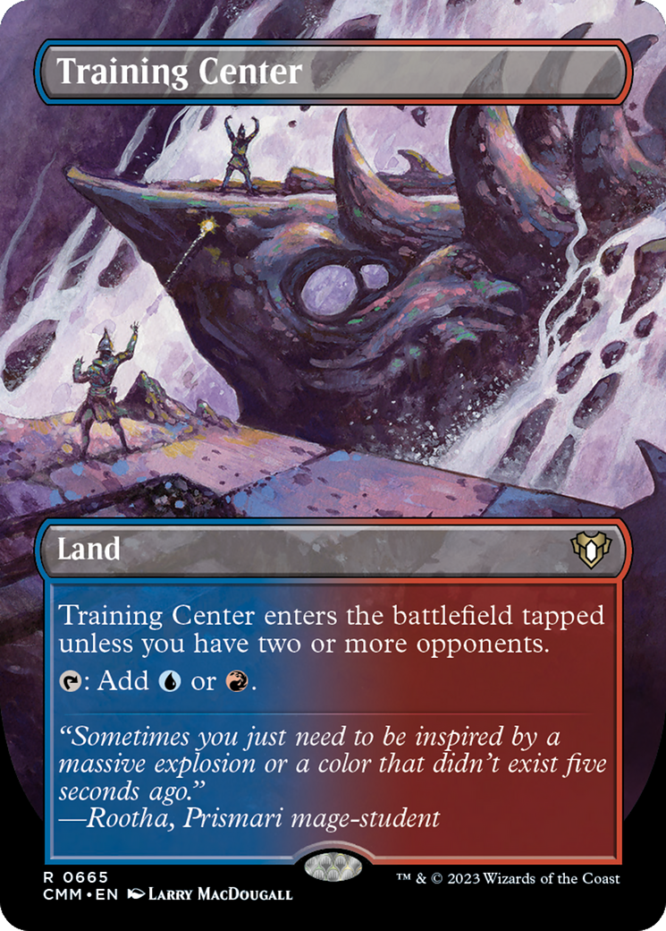 Training Center (Borderless) (CMM-665)  Foil - Commander Masters