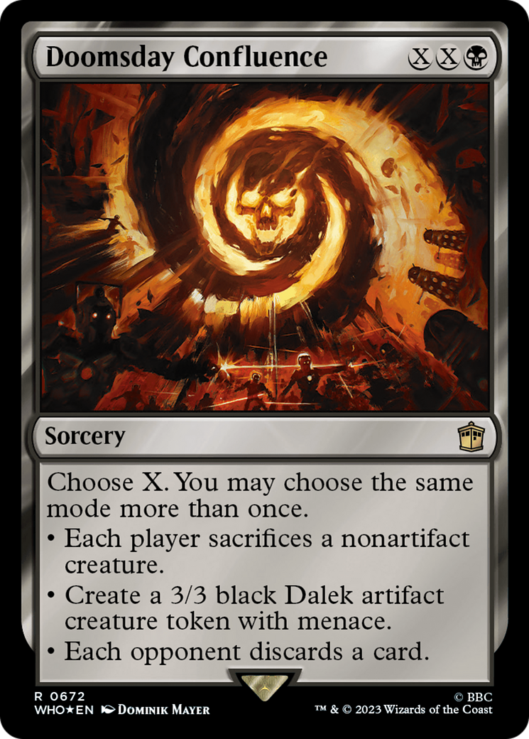 Doomsday Confluence (Surge Foil) (WHO-672)  Foil - Doctor Who