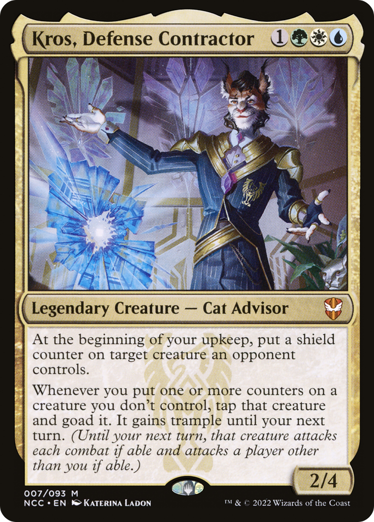 Kros, Defense Contractor (NCC-007)  Foil - New Capenna Commander