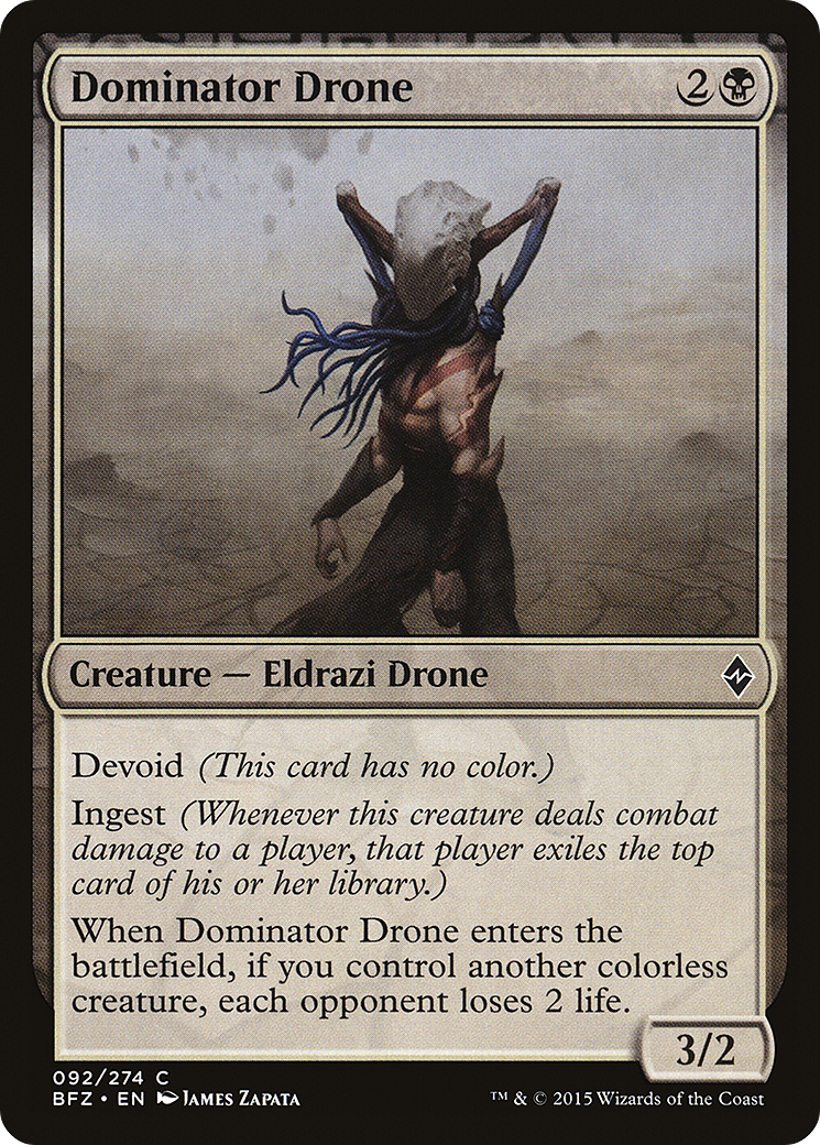Dominator Drone (BFZ-092)  Foil - Battle for Zendikar